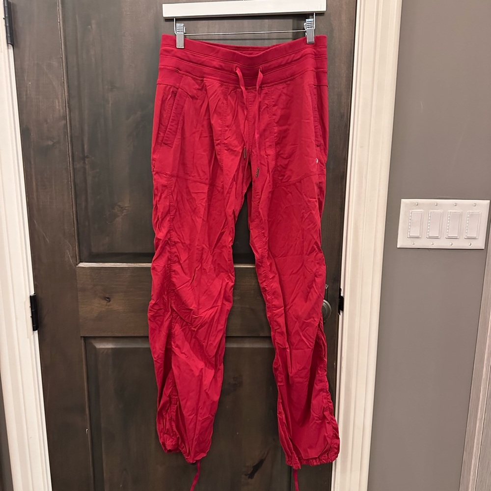 Lululemon Unlined Studio Pant Red